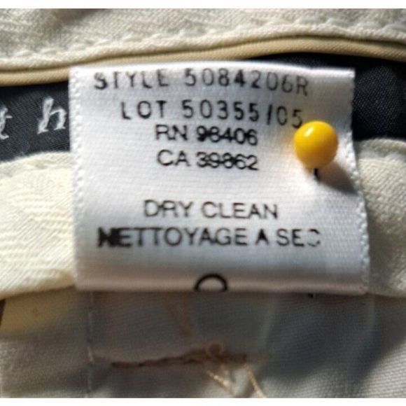 Theory Pants Tan Khaki Chino Wide Leg Cotton Size 4 - Picture 11 of 11